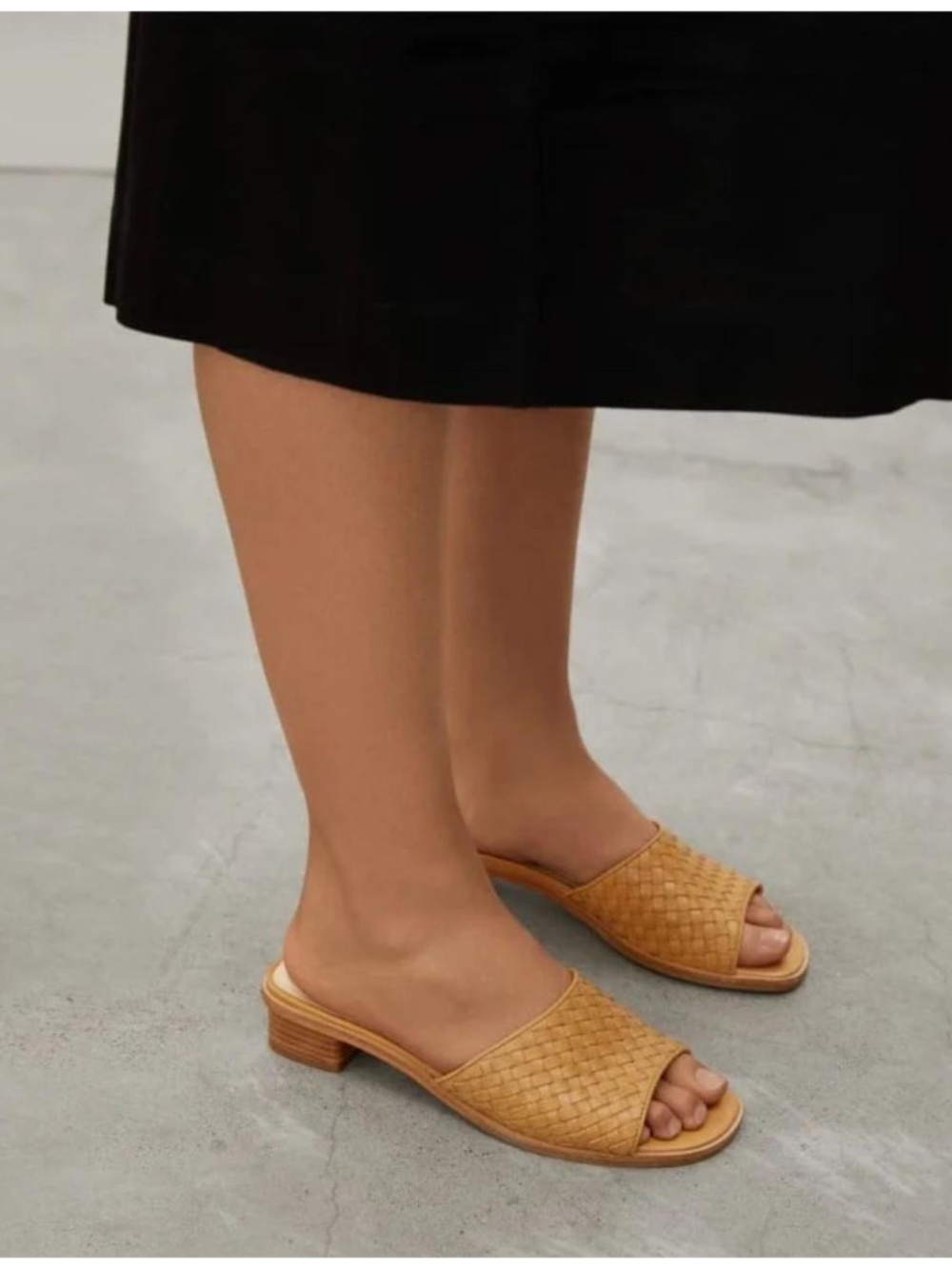 EVERLANE The City Woven Leather Sandal